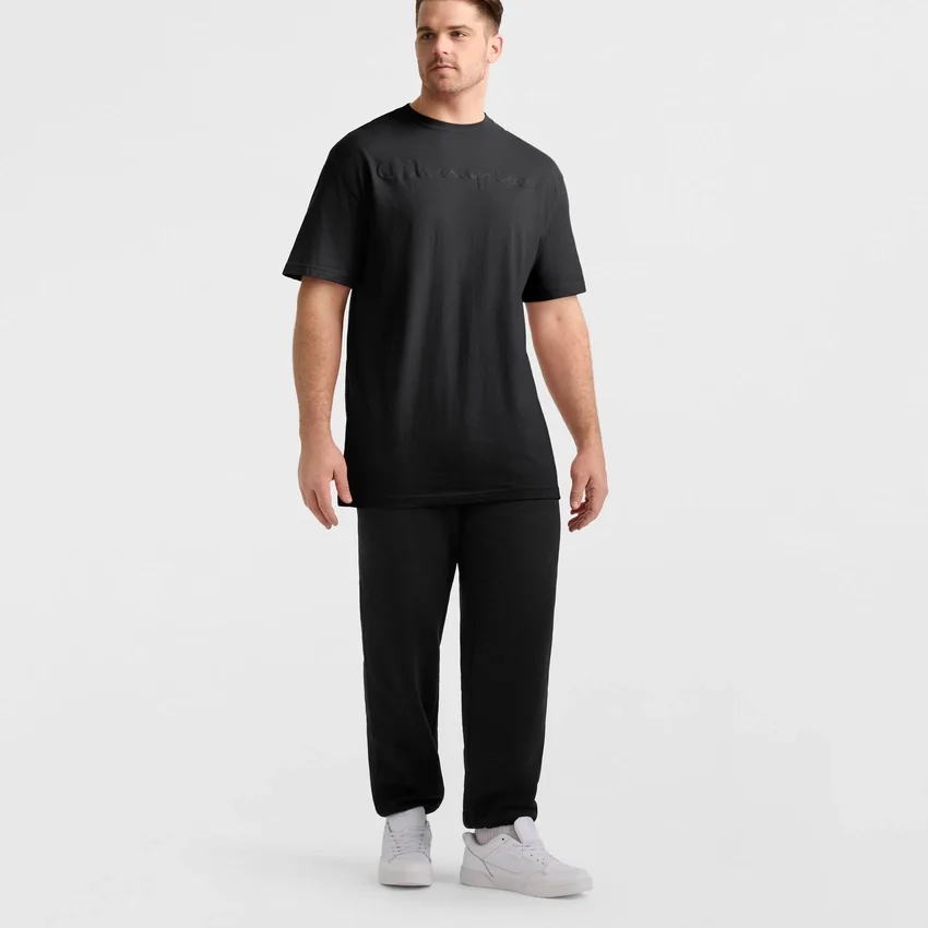Graphic T-shirt classique, Script Logo ton sur ton - Grandes tailles