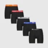 Lot de 5 boxers en coton stretch