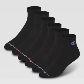 Lot de 6 paires de chaussettes hautes rembourrées pour femme