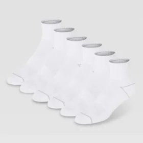 Lot de 6 paires de chaussettes mi-mollet rembourrées pour femme