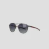 Lunettes d'aviateur polarisées pour homme en acier inoxydable ST-Shirtl
