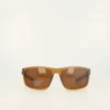 Lunettes de soleil polarisées rectangulaires pour homme – Taille moyenne