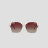 Lunettes polarisées carrées bohèmes pour femme