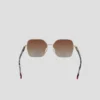 Lunettes polarisées carrées bohèmes pour femme