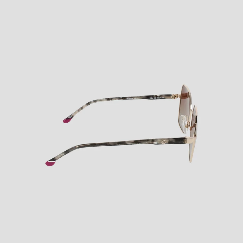 Lunettes polarisées carrées bohèmes pour femme