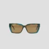 Lunettes polarisées rectangulaires fines pour femme