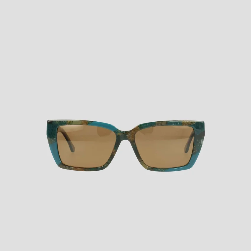 Lunettes polarisées rectangulaires fines pour femme