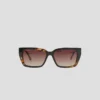 Lunettes polarisées rectangulaires fines pour femme