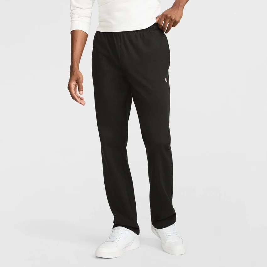 Pantalon de détente léger, ourlet ouvert, C Logo