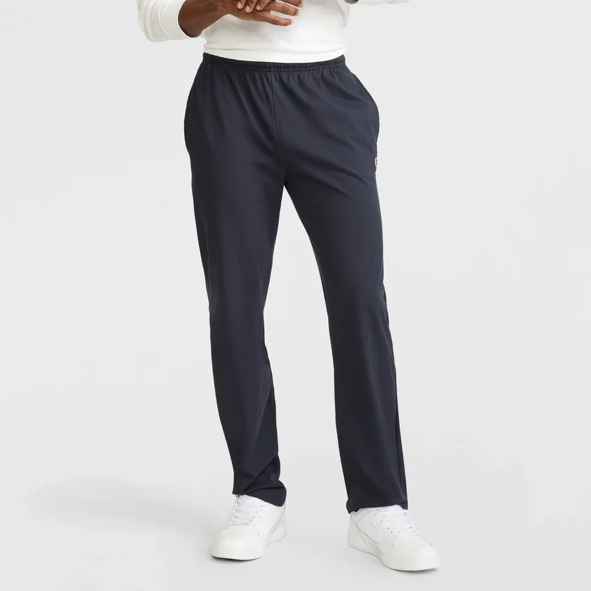 Pantalon de détente léger, ourlet ouvert, C Logo