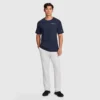 Pantalon de détente léger, ourlet ouvert, C Logo