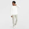 Pantalon de détente léger, ourlet ouvert, C Logo