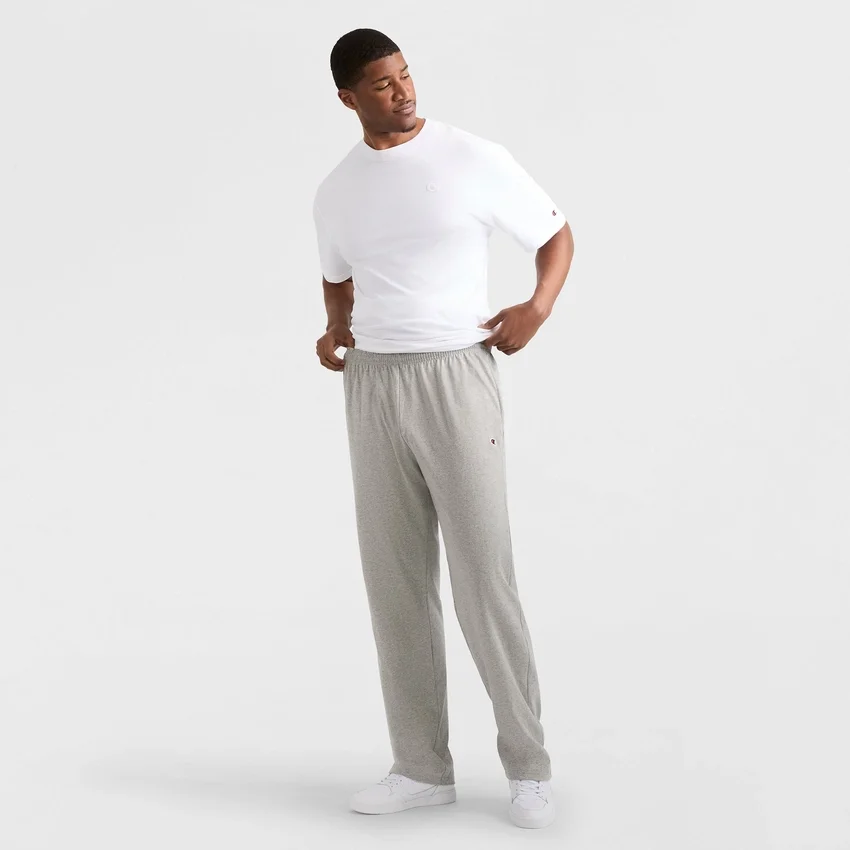 Pantalon de détente léger, ourlet ouvert, C Logo - Grandes tailles