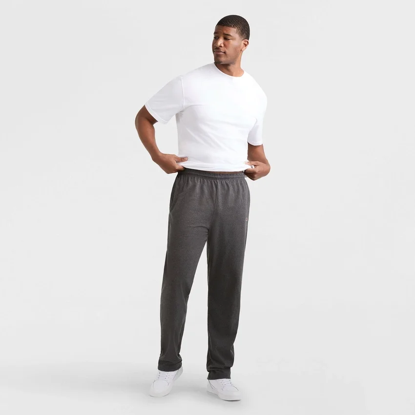 Pantalon de détente léger, ourlet ouvert, C Logo - Grandes tailles