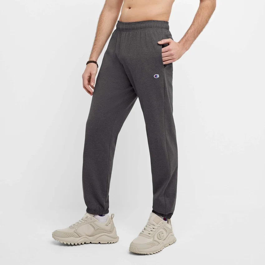 Pantalon de détente léger, ourlet resserré, C Logo