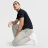 Pantalon de détente léger, ourlet resserré, C Logo