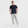 Pantalon de détente léger, ourlet resserré, C Logo