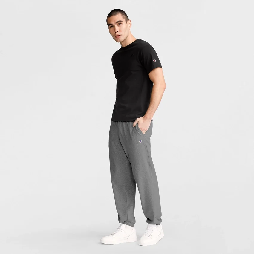 Pantalon de détente léger, ourlet resserré, C Logo