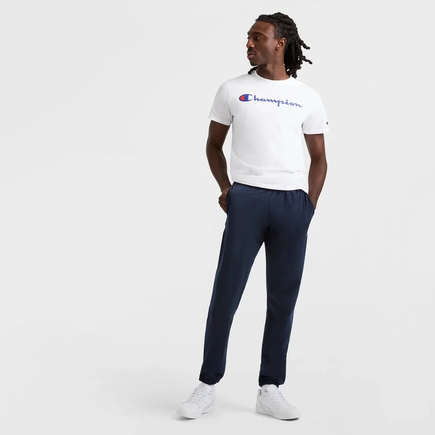 Pantalon de détente léger, ourlet resserré, C Logo