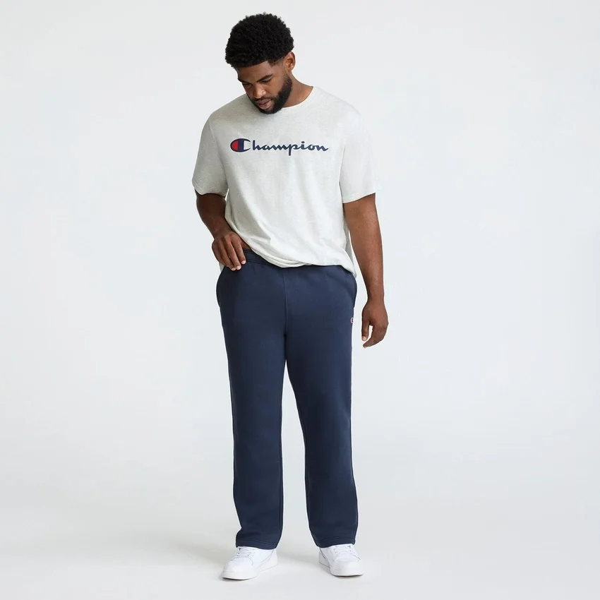 Pantalons de survêtement Powerblend, ourlet ouvert, C Logo - Grandes tailles