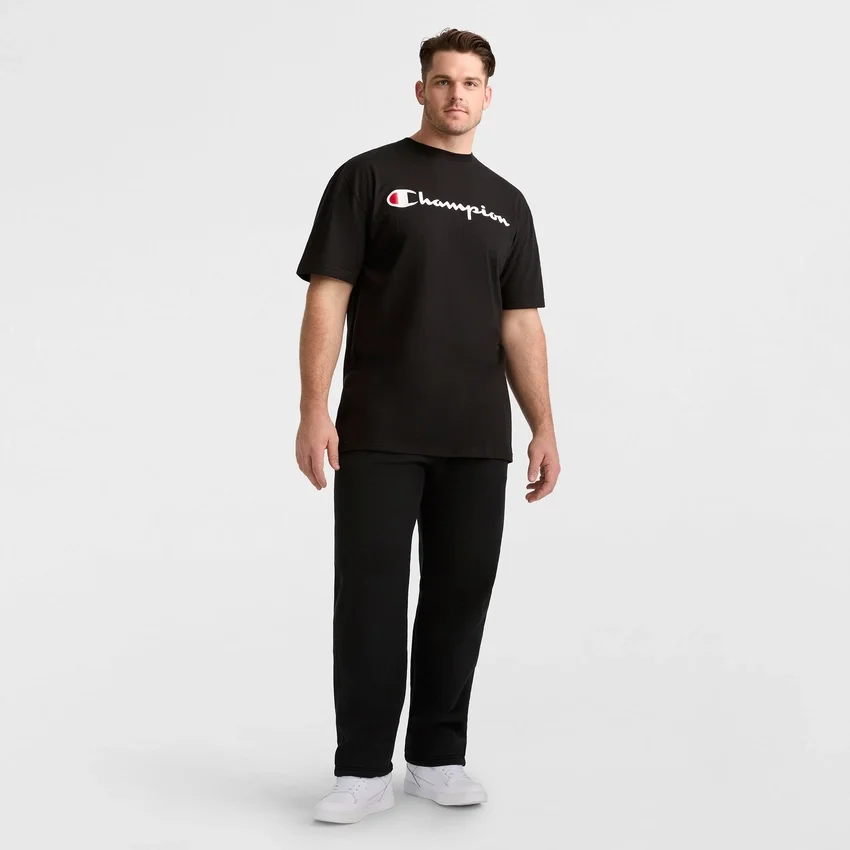 Pantalons de survêtement Powerblend, ourlet ouvert, C Logo - Grandes tailles