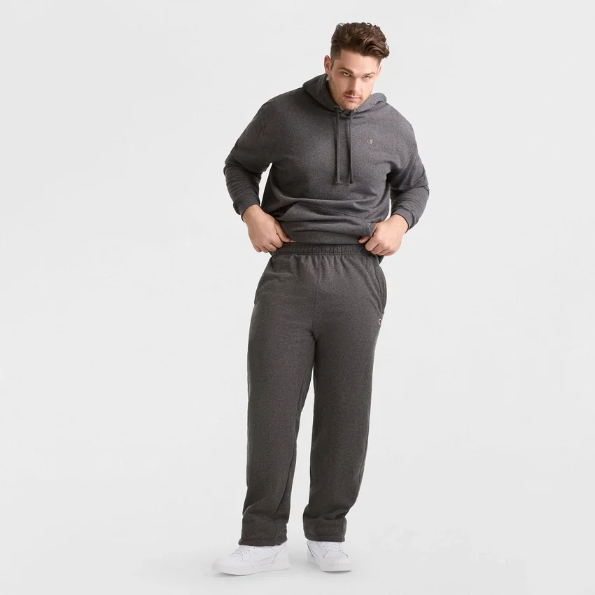 Pantalons de survêtement Powerblend, ourlet ouvert, C Logo - Grandes tailles
