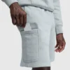 Short cargo en polaire 8", C Logo