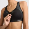Soutien-gorge de sport Motion Control à fermeture éclair
