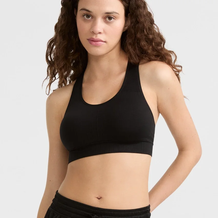 Soutien-gorge de sport sans coutures à dos nageur