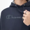 Sweat à capuche Powerblend, Script Logo ton sur ton