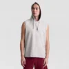 Sweat à capuche sans manches, C Logo brodé