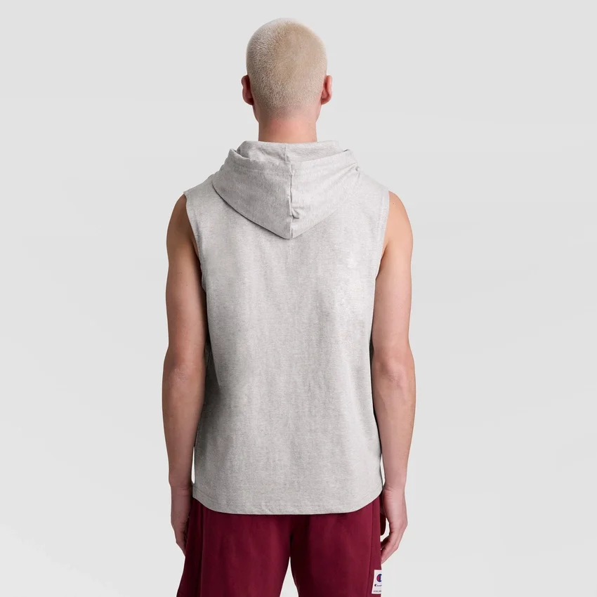 Sweat à capuche sans manches, C Logo brodé