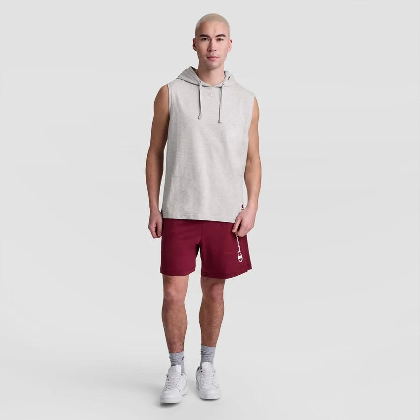 Sweat à capuche sans manches, C Logo brodé