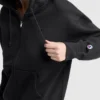 Sweat à capuche zippé en polaire Powerblend, C Logo