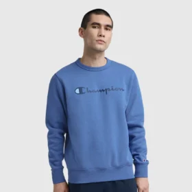 Sweat-shirt à col rond Powerblend, Script Logo