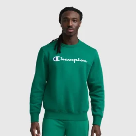 Sweat-shirt à col rond Powerblend, Script Logo