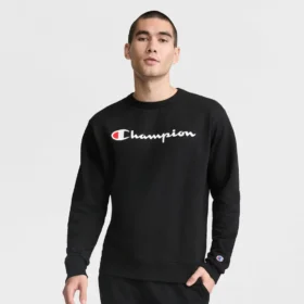 Sweat-shirt à col rond Powerblend, Script Logo