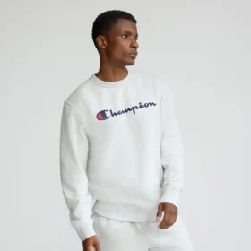 Sweat-shirt à col rond Powerblend, Script Logo