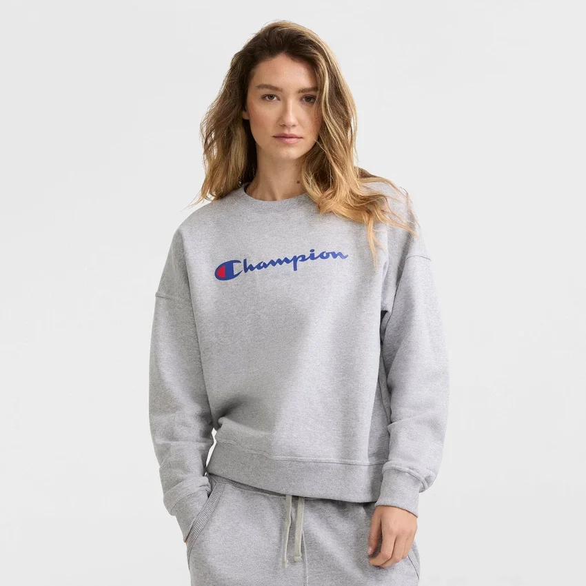 Sweat-shirt à col rond Powerblend, Script Logo