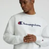 Sweat-shirt à col rond Powerblend, Script Logo