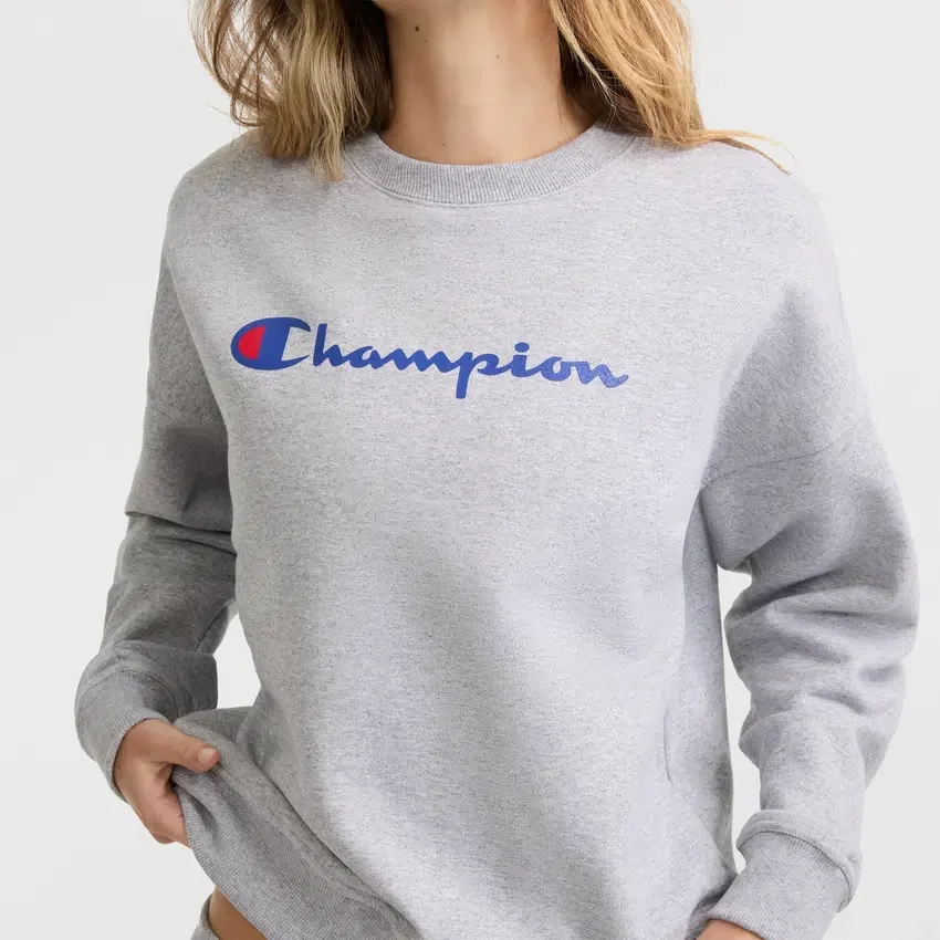 Sweat-shirt à col rond Powerblend, Script Logo