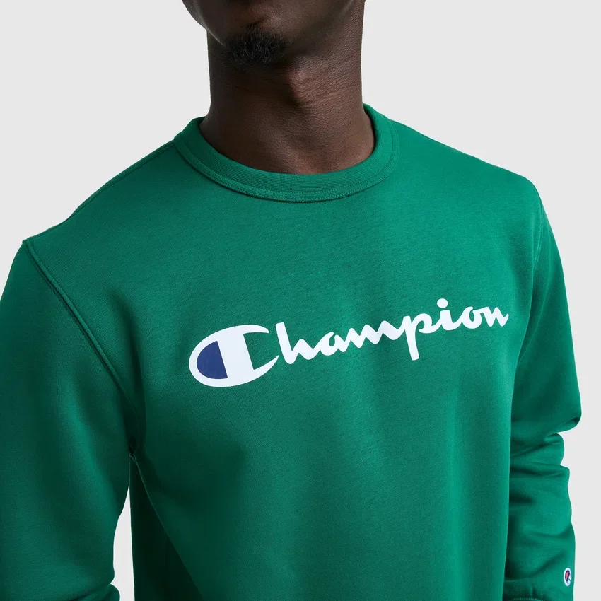 Sweat-shirt à col rond Powerblend, Script Logo