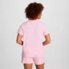 T-shirt classique, inscription ton sur ton sur la poitrine gauche