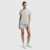 T-shirt classique, inscription ton sur ton sur la poitrine gauche