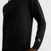 T-shirt classique à manches longues, C Logo brodé
