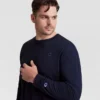 T-shirt classique à manches longues, C Logo brodé - Grandes tailles