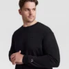 T-shirt classique à manches longues, C Logo brodé - Grandes tailles