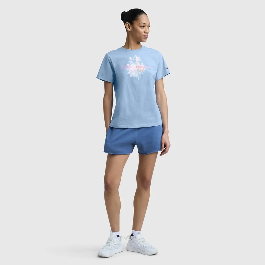 T-shirt graphique « Blurred Roses », C Logo