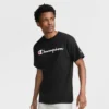 T-shirt graphique classique, Script Logo