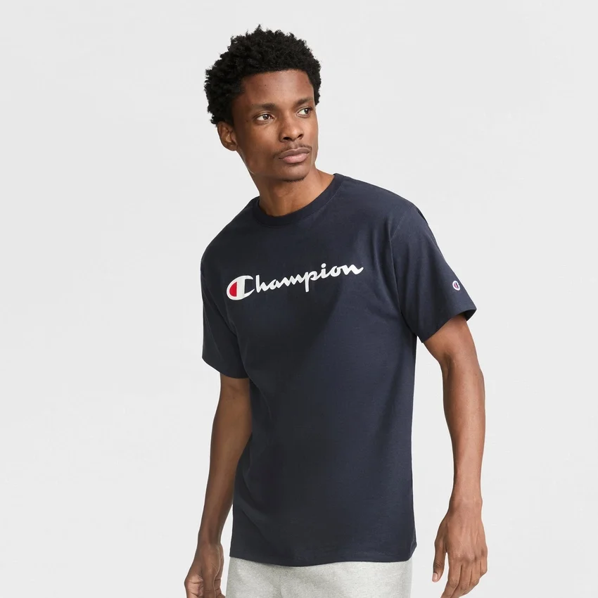 T-shirt graphique classique, Script Logo